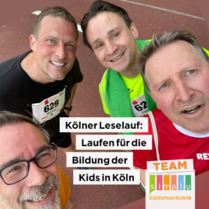 Kölner Leselauf Team SIMPLY Communicate