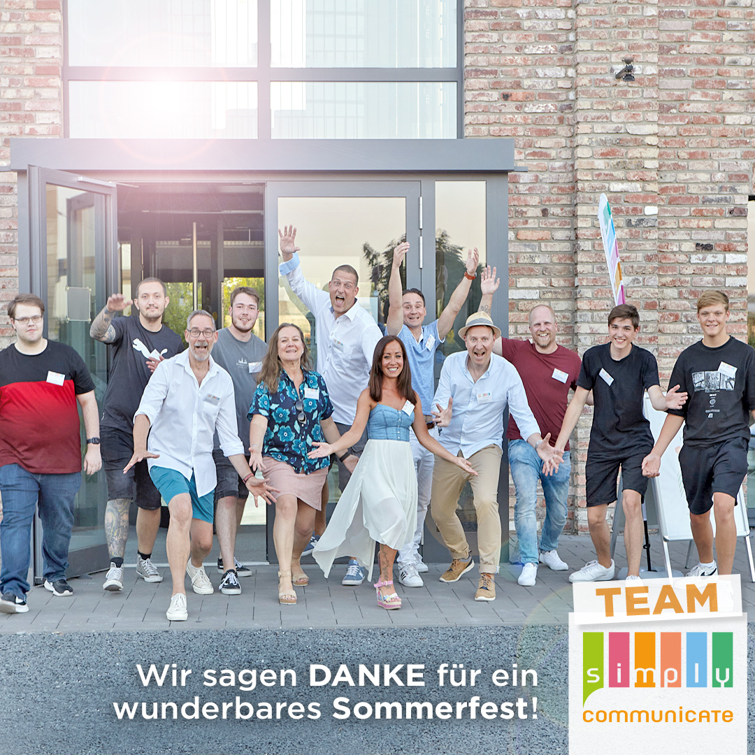 SIMPLY-Sommerfest – Teamfoto